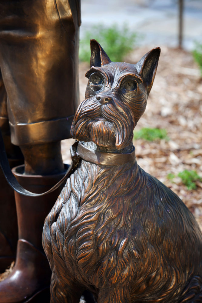 Cherished Sculpture Dog Closeup