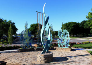 Harmony Screen and Chime Sculpture