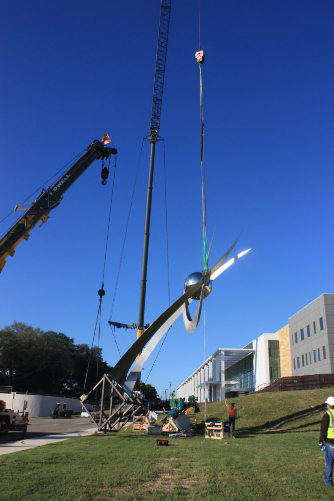 Soaring Sculpture Installation