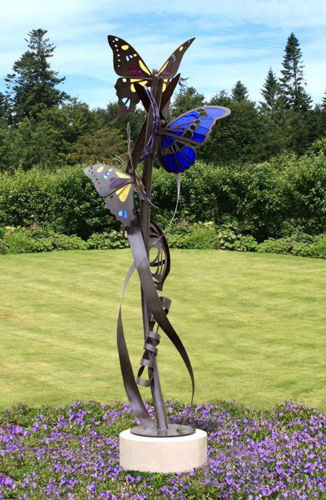 Transcending Butterfly sculpture