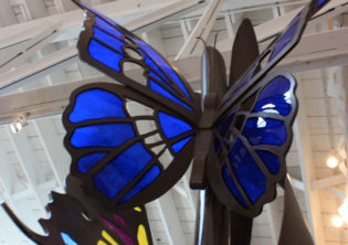 transcending butterfly sculpture