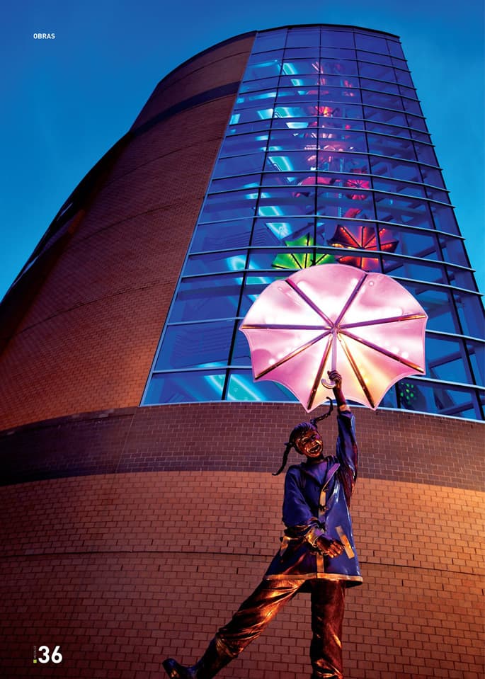 Imagine Children's Hospital Sculpture Girl in raincoat image