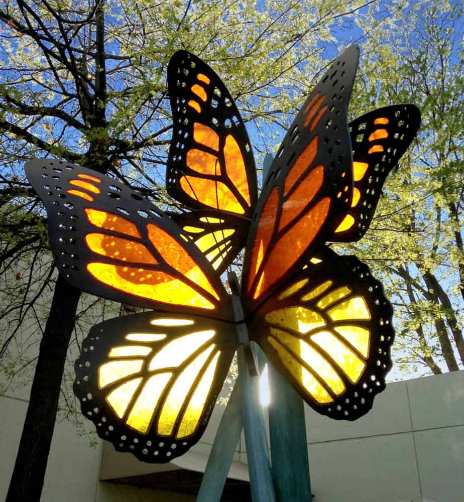 Tranquility_3-924x1000 Acrylic Monarch Butterflies in the light