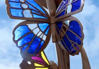 Acrylic Swallowtail Butterfly