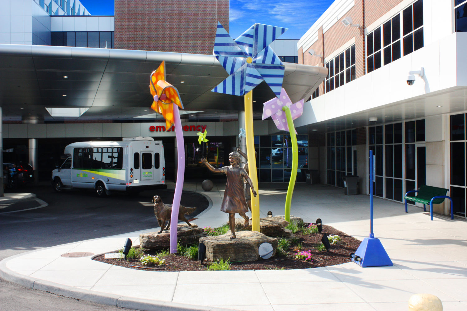 Pinwheels Children's Hospital Sculpture