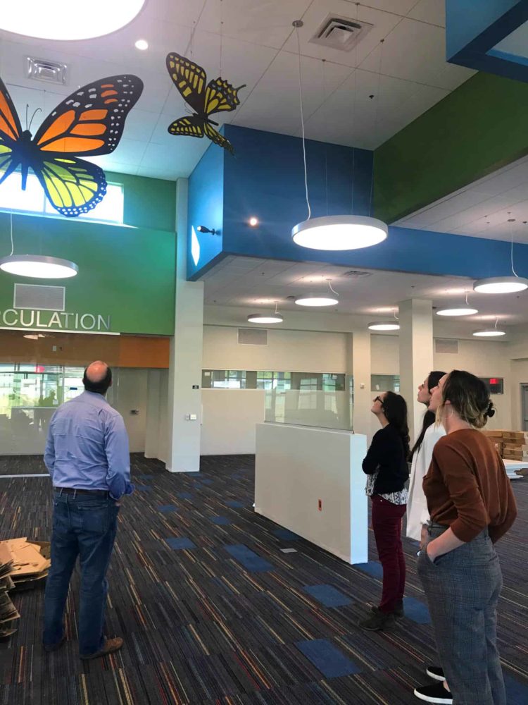 Hanging Library Butterflies